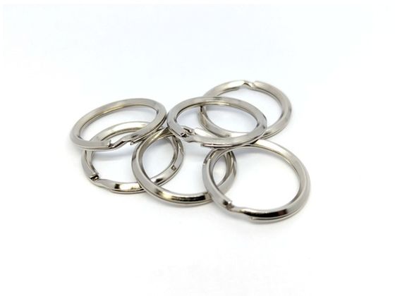 ニッサチェイン ニッケルキーリング20MM 6個入 P-123 ニッサチェイン ニッケルキーリング20MM 6個入 P-123