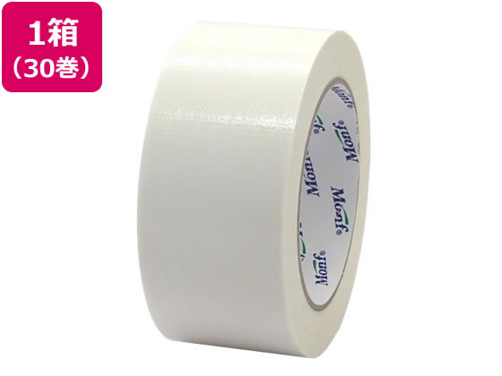 古藤工業 カラー布テープ 幅50mm×長さ25m 白 30巻 NO890シロ
