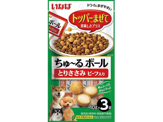 いなば ちゅーるボール とりささみ ビーフ入り 10g×3袋 いなば ちゅーるボール とりささみ ビーフ入り 10g×3袋