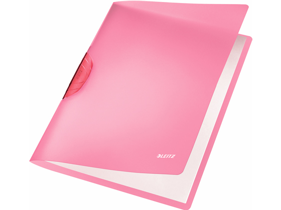 ライツ カラークリップレインボー A4タテ 30枚収容 レッド 4176-00-25N