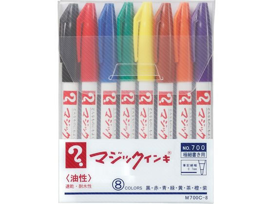 寺西 マジックインキ No.700 8色セット M700C-8 寺西 マジックインキ No.700 8色セット M700C-8
