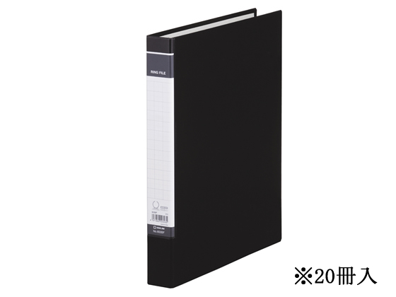 ●色：黒●サイズ：Ａ４タテ●外寸法：縦３０７×横２５３ｍｍ●背幅：３７ｍｍ●リング内径：２５ｍｍ●収容枚数：２００枚●穴間隔：８０mmピッチ●背見出し紙差替え可能●リング式とじ具●材質：表紙／オレフィ