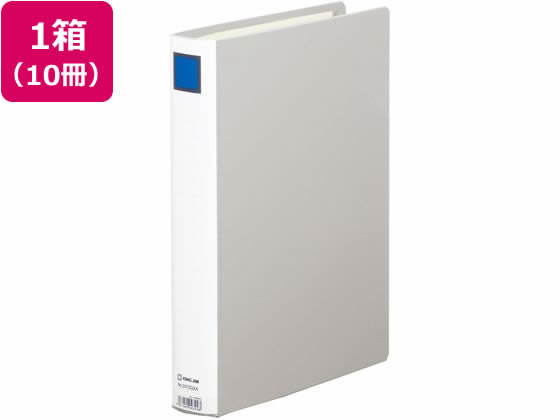 キングジム スーパードッチ脱・着イージーGX A4タテ 厚30 グレー10冊