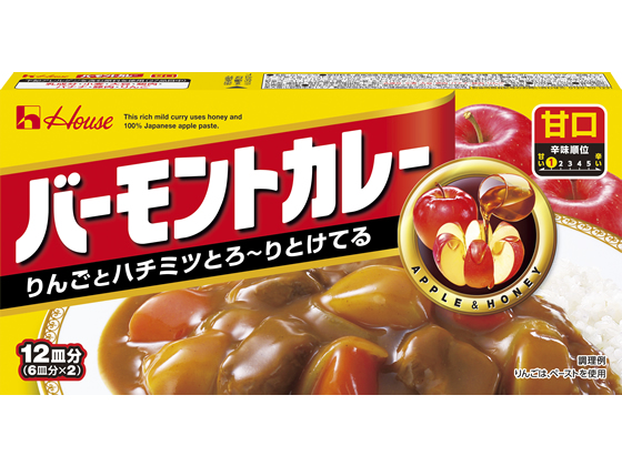 ハウス食品 バーモントカレー 甘口 230g ハウス食品 バーモントカレー 甘口 230g