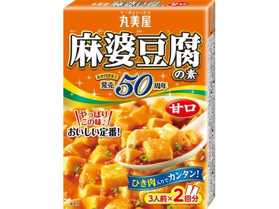丸美屋 麻婆豆腐の素 甘口 162g 丸美屋 麻婆豆腐の素 甘口 162g