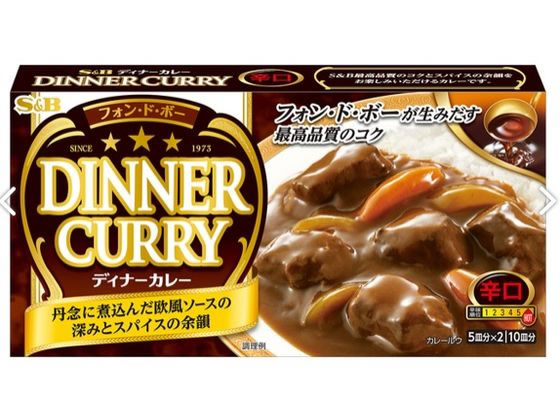 エスビー食品 ディナーカレー辛口 194g エスビー食品 ディナーカレー辛口 194g