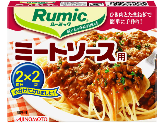 味の素 Rumic ミートソース用 2袋入り 味の素 Rumic ミートソース用 2袋入り