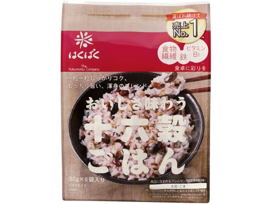 はくばく 十六穀ごはん 30g×6袋入 はくばく 十六穀ごはん 30g×6袋入