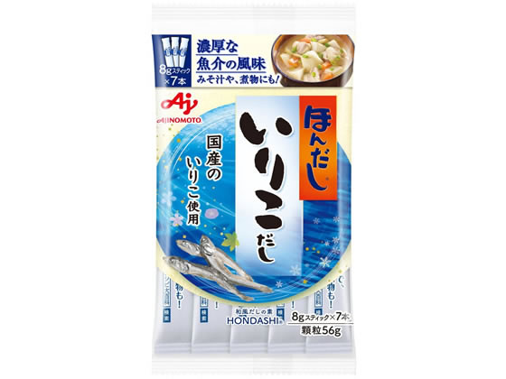 味の素 ほんだし いりこだし スティック 8g×7本入袋 味の素 ほんだし いりこだし スティック 8g×7本入袋