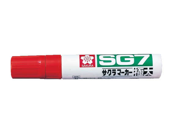 サクラ マーカーSG7 極太 あか JGK#19