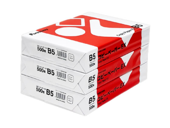 Forestway コピーペーパーEX B5 500枚×3冊