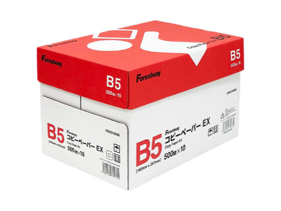 Forestway コピーペーパーEX B5 500枚×10冊