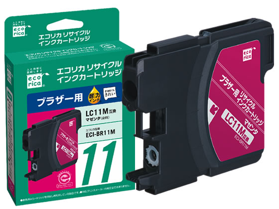 エコリカ ブラザー用リサイクルインクカートリッジLC11M エコリカ ブラザー用リサイクルインクカートリッジLC11M