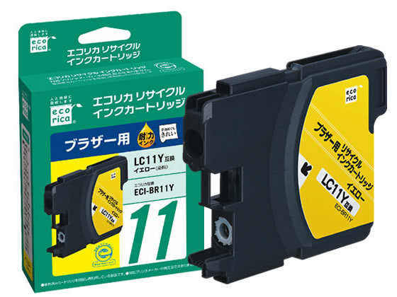エコリカ ブラザー用リサイクルインクカートリッジLC11Y エコリカ ブラザー用リサイクルインクカートリッジLC11Y