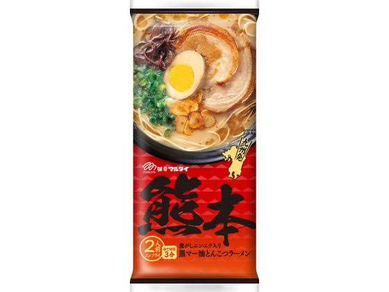 マルタイ 熊本黒マー油とんこつラーメン 186g マルタイ 熊本黒マー油とんこつラーメン 186g
