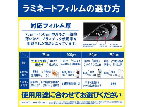 アイリスオーヤマ ラミネートフィルム100μ A4サイズ100枚 LFT-A4100が