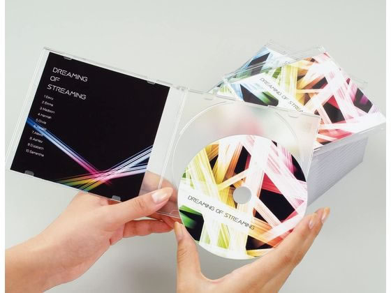 エーワン CD DVDラベルシール 2面 内径・小 ホワイト 50シート 29168が