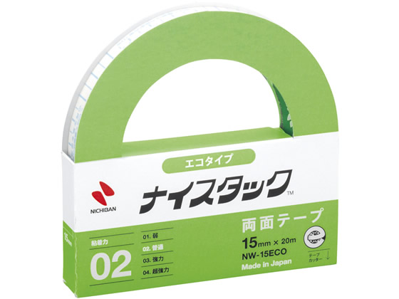 ニチバン ナイスタック エコタイプ 両面テープ 15mm×20m NW-15ECO