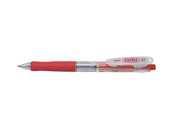 パイロット 油性ボールペン パティント細字0.7レッド BPA-10F-RR