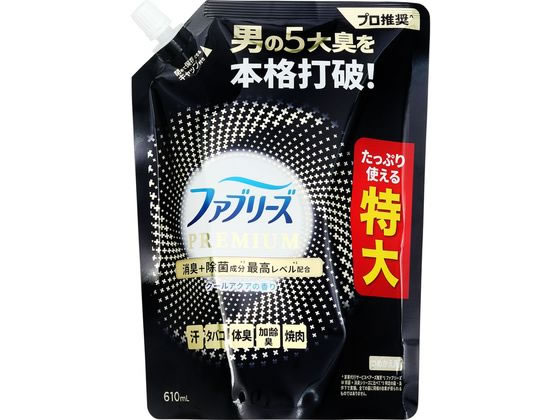 P & G ファブリーズ プレミアム クールアクアの香り 詰替 610mL P & G ファブリーズ プレミアム クールアクアの香り 詰替 610mL