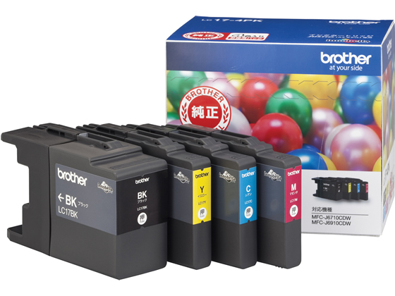 ブラザー インクカートリッジ 大容量 マルチパック LC17-4PK ブラザー インクカートリッジ 大容量 マルチパック LC17-4PK