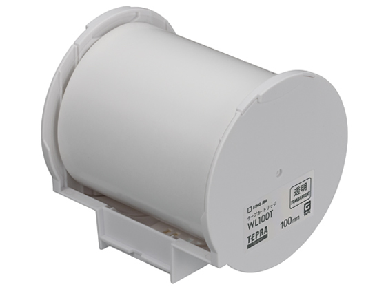 キングジム テプラGrand用テープ 100mm 透明 WL100T キングジム テプラGrand用テープ 100mm 透明 WL100T