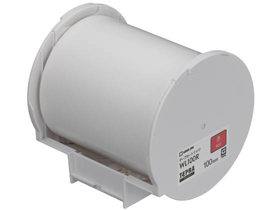 キングジム テプラGrand用テープ 100mm 赤 WL100R