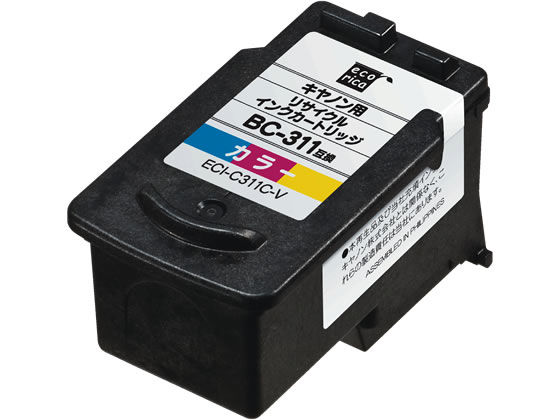 エコリカ キャノン用リサイクルインクカートリッジBC-311 エコリカ キャノン用リサイクルインクカートリッジBC-311