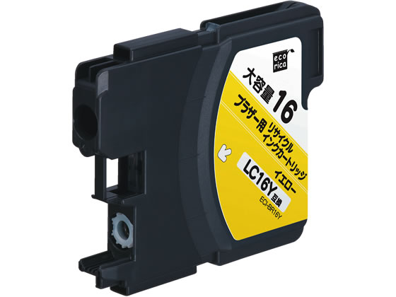 エコリカ ブラザー用リサイクルインクカートリッジLC16Y エコリカ ブラザー用リサイクルインクカートリッジLC16Y