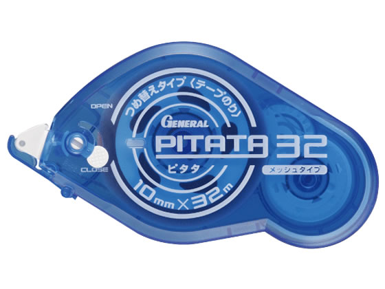 ゼネラル テープのり PITATA32 本体 クリアブルー GB-601B ゼネラル テープのり PITATA32 本体 クリアブルー GB-601B