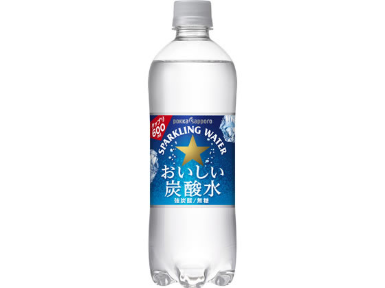 ポッカサッポロ おいしい炭酸水 600mlが104円 ココデカウ