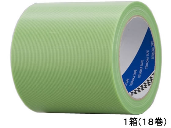 寺岡 Pカット養生用テープ 若葉 幅100mm×25m 18巻 NO.4140