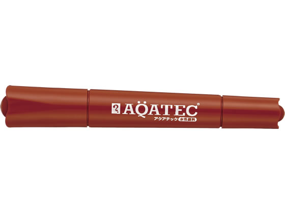 寺西 アクアテック 細・太書き両用 茶 MAQ50-T6