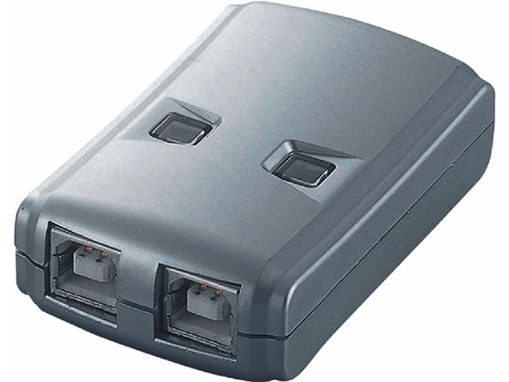 エレコム USB2.0対応切替器 2切替 USS2-W2