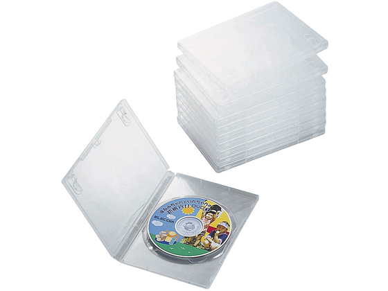 エレコム DVDトールケース 10枚パック・クリア CCD-DVD03CRが794円