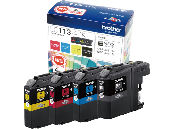 ブラザー インクカートリッジ お得用4色パック LC113-4PK ブラザー インクカートリッジ お得用4色パック LC113-4PK