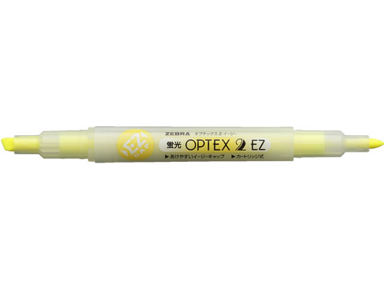 ゼブラ 蛍光オプテックス2 EZ 黄 WKT11-Y