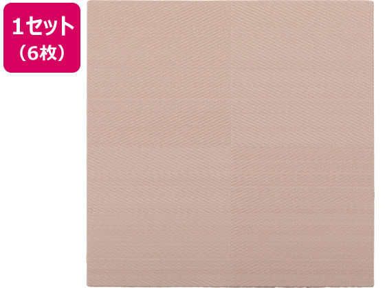 萩原 い草風置き畳 市松 820×820×25mm ピンク 6枚組 萩原 い草風置き畳 市松 820×820×25mm ピンク 6枚組