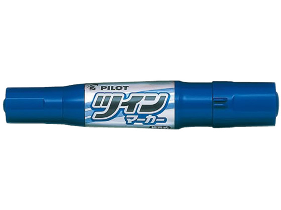 パイロット 油性ツインマーカー 細字・太字 ブルー MFN-15FB-L
