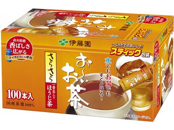 伊藤園 お〜いお茶 さらさらほうじ茶 スティック 100本 伊藤園 お〜いお茶 さらさらほうじ茶 スティック 100本