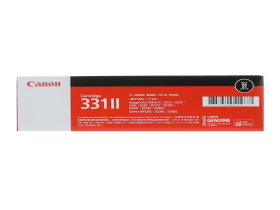 キヤノン トナーカートリッジ331II ブラック CRG-331IIBLK 6273B003 キヤノン トナーカートリッジ331II ブラック CRG-331IIBLK 6273B003