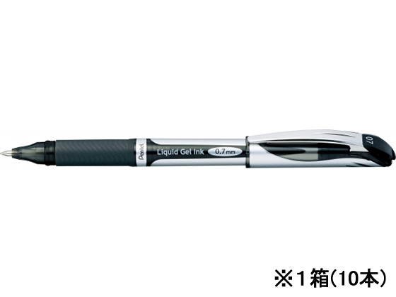 ぺんてる エナージェル 細字0.7mm 黒 10本 BL57-A