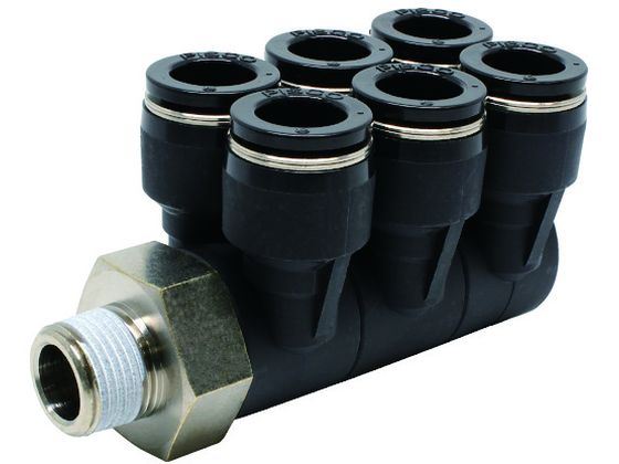 PISCO チューブフィッティング トリプルブランチエイ チューブ12 接続口径R3 8 PAT12-03 PISCO チューブフィッティング トリプルブランチエイ チューブ12 接続口径R3 8 PAT12-03