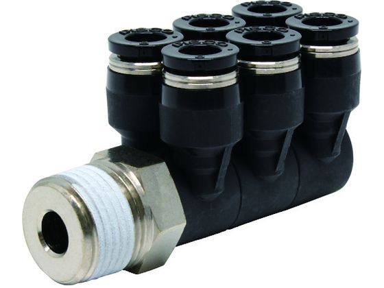 PISCO チューブフィッティング トリプルブランチエイ チューブ6 接続口径R3 8 PAT6-03 PISCO チューブフィッティング トリプルブランチエイ チューブ6 接続口径R3 8 PAT6-03