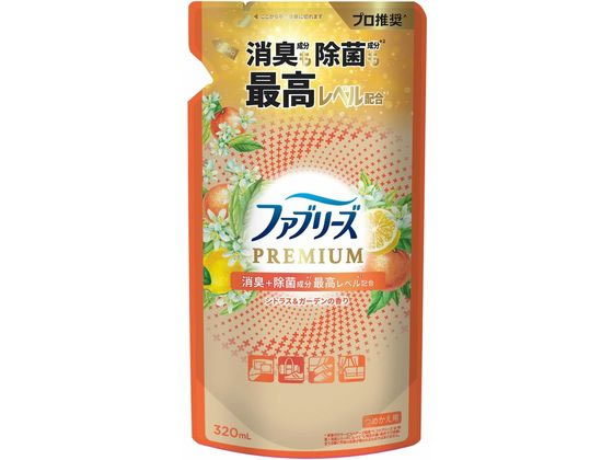 P & G ファブリーズ プレミアム シトラス&ガーデン 替 320mL P & G ファブリーズ プレミアム シトラス&ガーデン 替 320mL