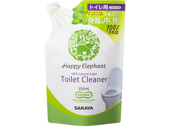 サラヤ ハッピーエレファント トイレクリーナー 詰替用 350mL サラヤ ハッピーエレファント トイレクリーナー 詰替用 350mL