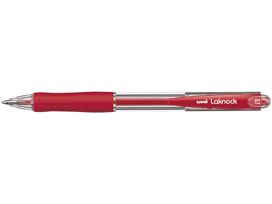 三菱鉛筆 Very楽ノック 細字 0.7mm 赤 SN10007.15