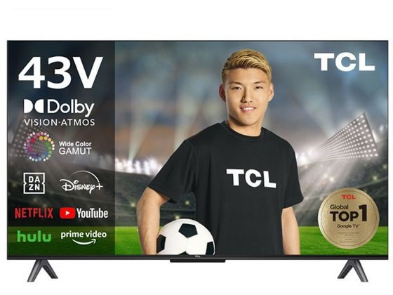 TCL 43V型4Kチューナー内蔵4K対応液晶テレビ 43P745 TCL 43V型4Kチューナー内蔵4K対応液晶テレビ 43P745