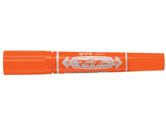 ゼブラ ハイマッキー 太字 細字 オレンジ MO-150-MC-OR ゼブラ ハイマッキー 太字 細字 オレンジ MO-150-MC-OR