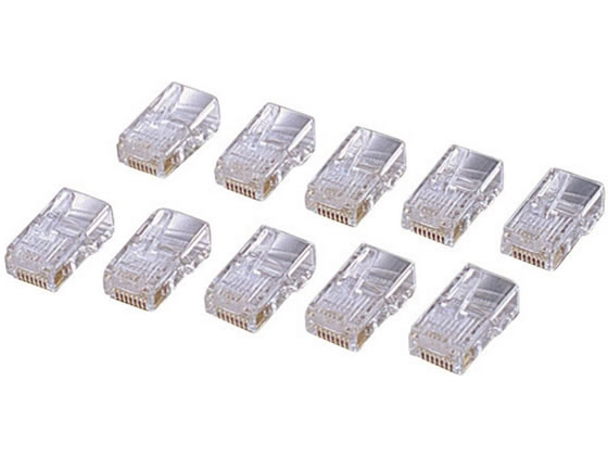 エレコム RJ45コネクタ 10個入 LD-RJ45T10A